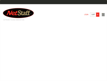 Tablet Screenshot of netstaffoutdoors.com